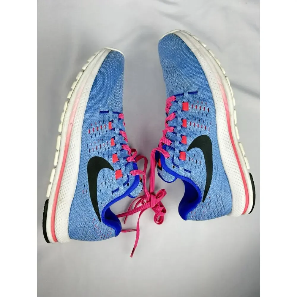 Nike Air Zoom Pegasus 33 Running Sneakers Women US 7.5 Blue Pink 863766-400